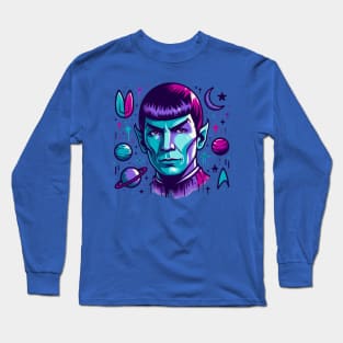 Mr. Spock - Graffiti Long Sleeve T-Shirt